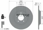 TEXTAR Disc frana TEXTAR PRO 92332703 (92332703)