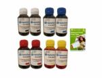 Alphachem Set 8buc Flacon Cerneala AlphaChem HP 305, 2x100ml, 3YM61AE Negru, 2x100ml, 3YM60AE Cyan, 2x100ml, 3YM60AE Magenta, 2x100ml, 3YM60AE Galben, hartie foto yesion 180g 50coli