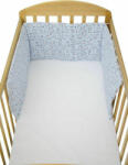 KidsDecor Set protectii patut "baby bear" albastru, kidsdecor, din bumbac - 70x140 cm