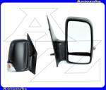 VW CRAFTER 1 2006.10-2016.10 /2E/ Visszapillantó tükör jobb "2010.10. -ig/RÖVID-KAROS" elektromos, fűthető tükörlappal, fekete borítással, irányjelzővel (csatlakozó az alaplapon) 5065524M