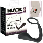 Black Velvets Ring & Plug análujj péniszgyűrűvel