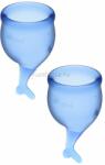 SATISFYER Feel Secure Menstrual Cup Blue
