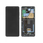 Samsung G988F Galaxy S20 Ultra, G988B S20 Ultra 5G LCD Kijelző+Érintőüveg+Keret, Cosmic grey GH82-26032B, GH82-22271B, GH82-22327B Service Pack