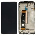 Samsung M236B Galaxy M23 5G, M336B Galaxy M33 5G LCD Kijelző+Érintőüveg+Előlap Keret, Fekete (GH82-28487A, GH82-28488A, GH82-28669A) Service Pack