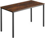 tectake 404419 íróasztal vanport 120x60x75, 5cm - ipari sötét fa, rusztikus