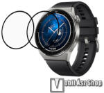 Huawei Watch GT 3 Pro 43mm, Okosóra flexibilis üvegfólia, Full cover, 2db, Fekete