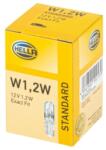 HELLA Bec incandescent HELLA Standard W1, 2W 12V 8GP 002 095-121 (8GP 002 095-121)