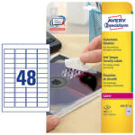 Avery Zweckform Biztonsági etikett címke 45, 7*21, 2 mm-es Avery Zweckform, fehér színű (20 ív/doboz) (L6113-20)
