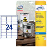 Avery Zweckform Biztonsági etikett címke 45, 7*25, 4 mm-es Avery Zweckform, fehér színű (20 ív/doboz) (L6140-20)