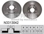 NIPPARTS Disc frana NIPPARTS N3313042 (N3313042)