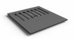 ELLECI ath073gr vágódeszka hpl - grigio szürke - kifutó termék! (ATH073GR)