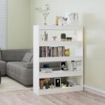 vidaXL Bibliotecă/Separator cameră, alb extralucios, 100x30x135 cm (811760) Biblioteca