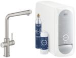 GROHE Mosogató csaptelep GROHE Blue Home leeresztőszeleppel supersteel 31454DC1 (31454DC1)
