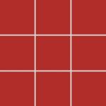 Rako Mozaik Rako Color Two piros 10x10 cm matt GAA0K459.1 (GAA0K459.1)