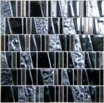 Mosavit Kőmozaik Mosavit Asi negro 30x30 cm fényes ASINEGRO (ASINEGRO)