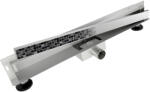 Rigoleinox Rigola dus faiantabila cu scurgere in perete, integral din inox, lungime 60cm