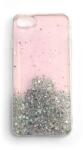 Wozinsky Star Glitter szilikon tok Apple iPhone X/iPhone XS telefohoz - Rózsaszín