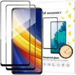 Wozinsky 2x Wozinsky edzett üveg Xiaomi Redmi Note 9S/Redmi Note 9 Pro/Poco X3 Pro telefonra - Fekete