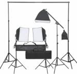 vidaXL Kit studio foto cu set de lămpi (3094676)