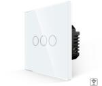 Luxion Intrerupator Triplu Wi-Fi cu Touch din Sticla Luxion, Alb, LX-WT2-301G-W (LX-WT2-301G-W)