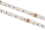 24LED Banda LED RGB+6000K , 60LED m , 24V , 18W , IP66 , 500lm , 12mm