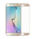 Samsung G928 Galaxy S6 Edge+ 3D hajlított előlapi üvegfólia arany