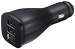 Samsung EP-LN920 2xUSB fekete gyári autós töltő 2000mAh