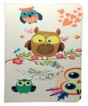 GreenGo Univerzális 9-10" Owls Family Tablet Flip Tok