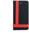Astrum MC800 TEE PRO mágneszáras Samsung G935 Galaxy S7 EDGE könyvtok fekete-piros