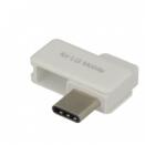 LG gyári microUSB - USB-C OTG adapter fehér