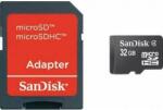 SanDisk microSDHC 32GB CL4 + Adapter (SDSDQB-032G-B35)