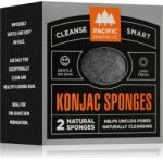  Pacific Shaving Konjac Sponges gyengéd hámlasztó szivacs az arcra 2 db