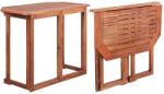 vidaXL Masă de bistro, 90 x 50 x 75 cm, lemn masiv de acacia (44039)