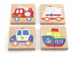 Viga Toys Blocuri magnetice cu imagini, Viga, Mijloace de transport