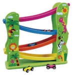 Viga Toys Set pod zig zag cu masini, Viga