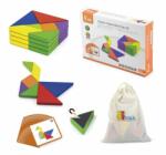 Viga Toys Joc tangram magnetic, Viga, cu 35 piese