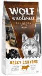 Wolf of Wilderness 2x12kg Wolf of Wilderness "Elements" száraz kutyatáp- Rocky Canyons - marha