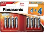 Panasonic Pro Power AA LR6 Ceruza Elem x 8 db (PP-LR6-B4-4)