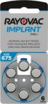 Rayovac Implant Pro+ 675 Hallókészülék Elem x 6 db (RI-PR675-B6)