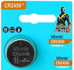 Vinnic CR2450 Lítium 3V Gombelem x 5 db (VN-CR2450-B5)