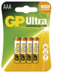 GP Batteries Ultra Alkáli G-TECH AAA Mikro LR03 elem x 4 db (GU-LR03-B4)