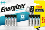 Energizer Max Plus Alkáli AAA LR03 Mikro Elem x 8 db (EMP-LR03-B6-2)