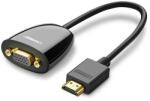 UGREEN HDMI - VGA Adapter - Fekete (40253)