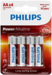 Philips Power Alkaline AA LR6 Ceruza Elem x 4 db (PH-LR6-B4)