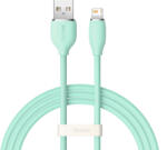 Baseus Cablu Baseus, cablu USB - Lightning 2.4A lungime 1.2 m Jelly Liquid Silica Gel - verde