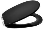 Roca Carmen Soft Close WC ülőke, Supralit, fekete A801B5256B (A801B5256B)