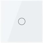Livolo Intrerupator Simplu Cap Scara / Cruce Livolo cu Touch Serie Noua, Alb, VL-FC1S-2G-2W (VL-FC1S-2G-2W)