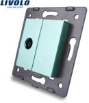 LIVOLO Priza TV Livolo, Verde, C7-1V-18 (C7-1V-18)
