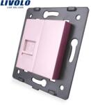 LIVOLO Priza internet Livolo, Roz, C7-1C-17 (C7-1C-17)