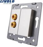 LIVOLO Priza cu mufa pentru redare sunet Livolo, Gri, VL-C7-91A-15 (VL-C7-91A-15)